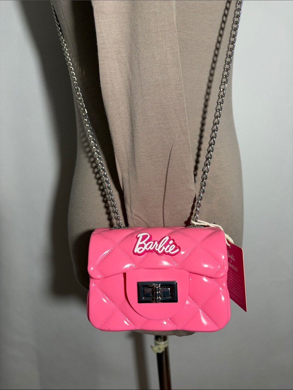 Barbie x Miniso Life Baby Pink NWT LIMITED EDITION JELLY PURSE Crossbody